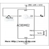叮咚叮咚两声门铃芯片应用接线图AC8DDE2音乐门铃芯片