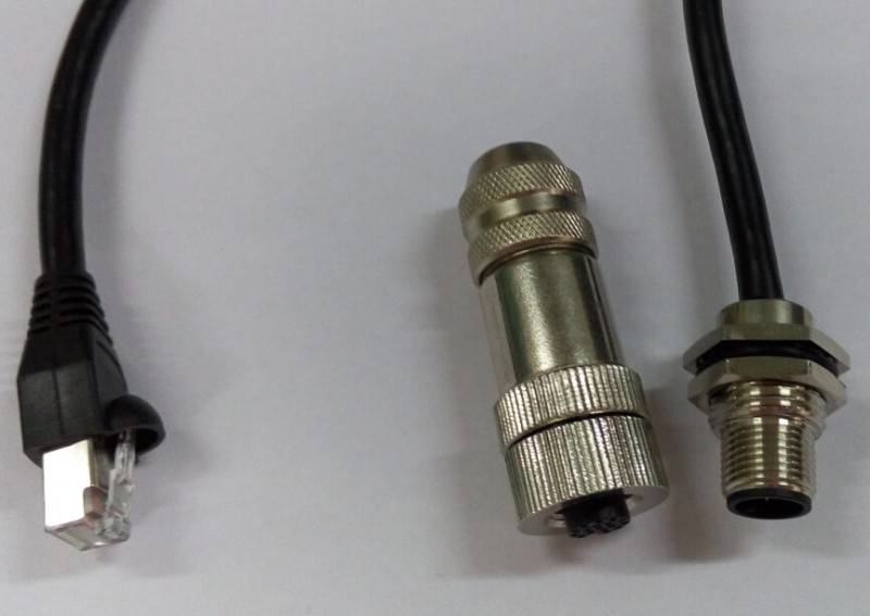 M12插座带线转RJ45