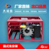大漠森电动车增程器汽油发电机48v4KW箱式