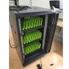 厂家定制坚成电子可移动24位平板电脑充电柜数据同步充电柜