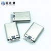 type-c夹板公头 24PIN 板上立插  铜壳铆合