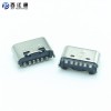 TYPE-C母座  6PIN  板上贴片裸露端子