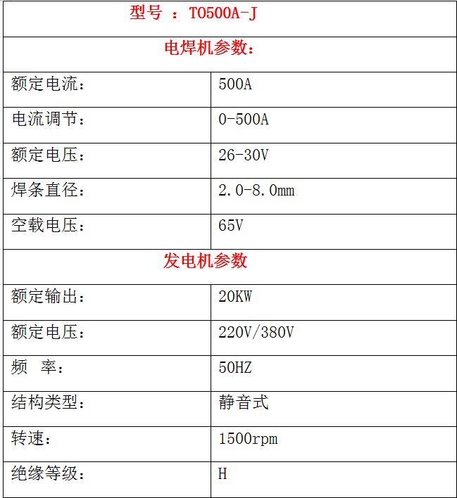 500A柴油发电电焊机1