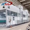 一种用于大型工件的整体移动式喷漆房生产过程