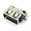 USB A母 侧插短体10.0mm 加高1.0 直边鱼叉脚